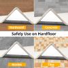 Daisyhome 16 PCS Rug Tape, Rug Pad Gripper for Hardwood Floors, Double Sided Adhesive Carpet Tape, Reusable Anti Slip Rug Grips for Area Rugs to Keep Rug Corners Flat view 4