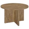 Coaster Home Furnishings - Jamestown - Engineered Wood - Round Dining Table with X-Cross Base - Kitchen, Breakfast Nook - 47-Inch - Mango - 183021 view 1