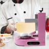 Cake Decorating Machine, Electric Cake Icing Machine Automatic Cake Frosting Machine Adjustable Butter Cake Scraper Professional Cake Decorating Tools for 4-12 inch Cakes (Pink) view 2