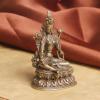 MANGOUSONG Brass Home Decor,5.5x3.8cm Height Green Tara Small Copper Statues Tantric Statues Buddha Statue Buddhism Buddhist Figure Figurine Desktop Craft view 1