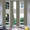 Fcoise Extra Long Room Darkening Curtain 156" Length for High Ceiling High Living Room, Natural Linen Blended Drapes, 9-24 Feet Custom Made Curtains Grommets Top (2 Panels - 50" Wx156 L - Dark Grey) view 1
