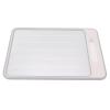 Sonew 2 Color Optional Defrosting Cutting Board, 36.5 X 25cm Double Sided Chopping Board with Sharpener and Handle Design, Defrosting Tray for Frozen Food for Family Restaraunt view 2