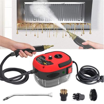 MTTXY 2500W Portable Handheld Steam Cleaner, High Temperature Pressurized Steam Cleaning Machine with Brush Heads for Kitchen Furniture Bathroom Car