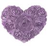 JWH Valentine's Day Throw Pillow Covers Decorative Flower Accent Pillow Cases Heart Shaped Cushion for Couch Living Room Bed Chair 14 x 16 Inches Purple Lilac view 1