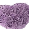 JWH Valentine's Day Throw Pillow Covers Decorative Flower Accent Pillow Cases Heart Shaped Cushion for Couch Living Room Bed Chair 14 x 16 Inches Purple Lilac view 3