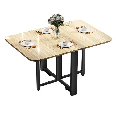 Folding Dining Table, Drop Leaf Tables For Small Spaces, Solid Wood Kitchen Table, Movable Kitchen Table Extendable Versatile Table, Foldable Dining Table, Space Saving Foldable In 3 Forms ( Color : W