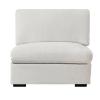 Armless Grey Cloud Couch,Chenille Comfy Modular Couch with Deep Seat, 31.5" x 39.76" Oversized Armless Sofa Chair for Living Room,Bedroom view 1