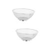MAGICLULU 2pcs Stainless Steel Draining Basket Fine Mesh Strainer for Washing Fruits Vegetables and Rice Kitchen Drainer for Indoor and Outdoor Use view 1