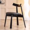 Farmhouse Dining Room Chairs, Solid Wood Upholstered Dining Chair, Vanity Chair, Side Chairs for Dining Room/Living Room/Kitchen/Restaurant view 1