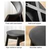 Farmhouse Dining Room Chairs, Solid Wood Upholstered Dining Chair, Vanity Chair, Side Chairs for Dining Room/Living Room/Kitchen/Restaurant view 4