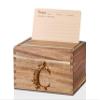 InnoBeta Personalized Gifts Recipe Box, Personalized Initial Recipe Card Holder Box with 50 4 x 6 inch Recipe Cards, 10 Dividers, Initial Recipe Organize - C view 1