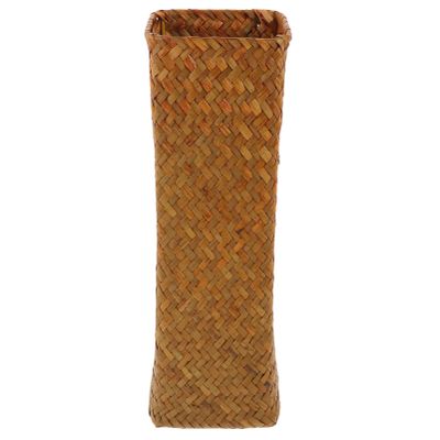 HOLIDYOYO Dried Vase Straw Woven Arrangement Vase Home Decorative Wicker Craft