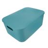 Zerodeko Stackable Storage Container Lid Multi-purpose Organizer for Office Kitchen Living Room Material Simple Chic Design for Objects Large Capacity view 1