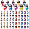 Bememo 50 Pcs Little Jesus Figures Jesus Toys Figurines to Hide and Seek Religious Party Favors for Church Sunday School Easter Egg Stuffers(Dazzling Colors) view 1