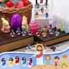 Bememo 50 Pcs Little Jesus Figures Jesus Toys Figurines to Hide and Seek Religious Party Favors for Church Sunday School Easter Egg Stuffers(Dazzling Colors) view 4