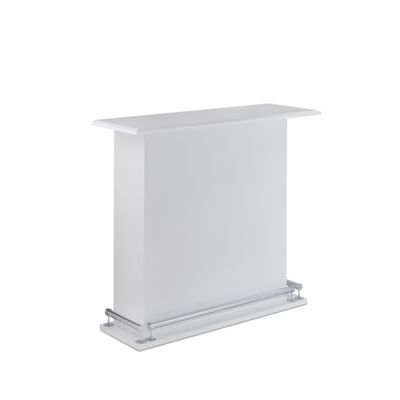 Coffee End Sofa Table Accent TV Stand Nesting Coffee Table Accent Table Bookcase Furniture for Home Office Living Room (White Bar Table) (White Bar Table)