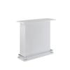 Coffee End Sofa Table Accent TV Stand Nesting Coffee Table Accent Table Bookcase Furniture for Home Office Living Room (White Bar Table) (White Bar Table) view 1