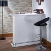 Coffee End Sofa Table Accent TV Stand Nesting Coffee Table Accent Table Bookcase Furniture for Home Office Living Room (White Bar Table) (White Bar Table) view 2