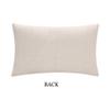 All You Need is Love Pillow Cover Black Farmhouse Decor Inspirational Letters Saying Rectangular/Waist Cushion Cover Housewarming Romantic Gift Anniversary Wedding Holiday Pillowcases 12x20 (Black) view 2