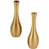 Amosfun 4pcs Copper Vintage Flower Vase for Home Decoration Delicate Metal Centerpieces for Floral Arrangements Elegant Copper for Desktop Decor view 1