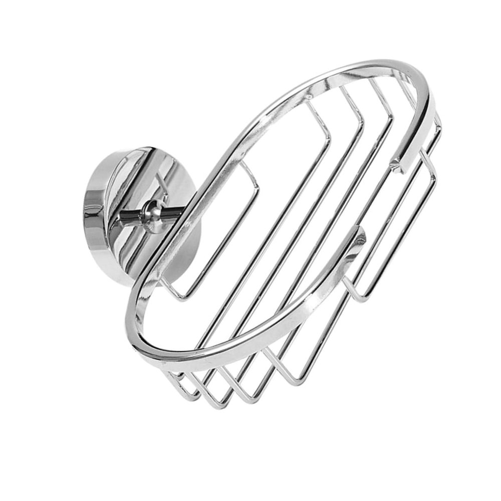 DECHOUS Stainless Steel Soap Rack Soap Holder Silver Draining Tray Shower Wall Mounted
