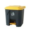 Trash Can,30L/50L/80L/100L Trash Can with Lid Large Capacity Garbage Can,with Foot Pedal,for Outdoor/Indoor Use Garbage Bin (Size : 84cm) () view 1