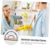 Ciieeo Wall-Mounted Storage Shelf for Home Organization Creative Semi Design for Living Room Kitchen and Bathroom Decor and Practical Sundries Organizer view 2