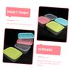 Ciieeo 10pcs Stackable Food Storage Holders Pp Sealed Containers for Kitchen Organization Airtight Food Preservation and Convenient for Meal Prep view 4