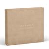 12x12" Suede Cover Scrapbook Album | Rustic Personalized Family Photo Album | Vintage Travel Photo Book | Large 3 Ring Photoalbum view 1