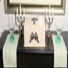 Genuine Handmade Decorative Cremation Urn with Cross and Wings by Renowned Artist Lyle Bernett view 3