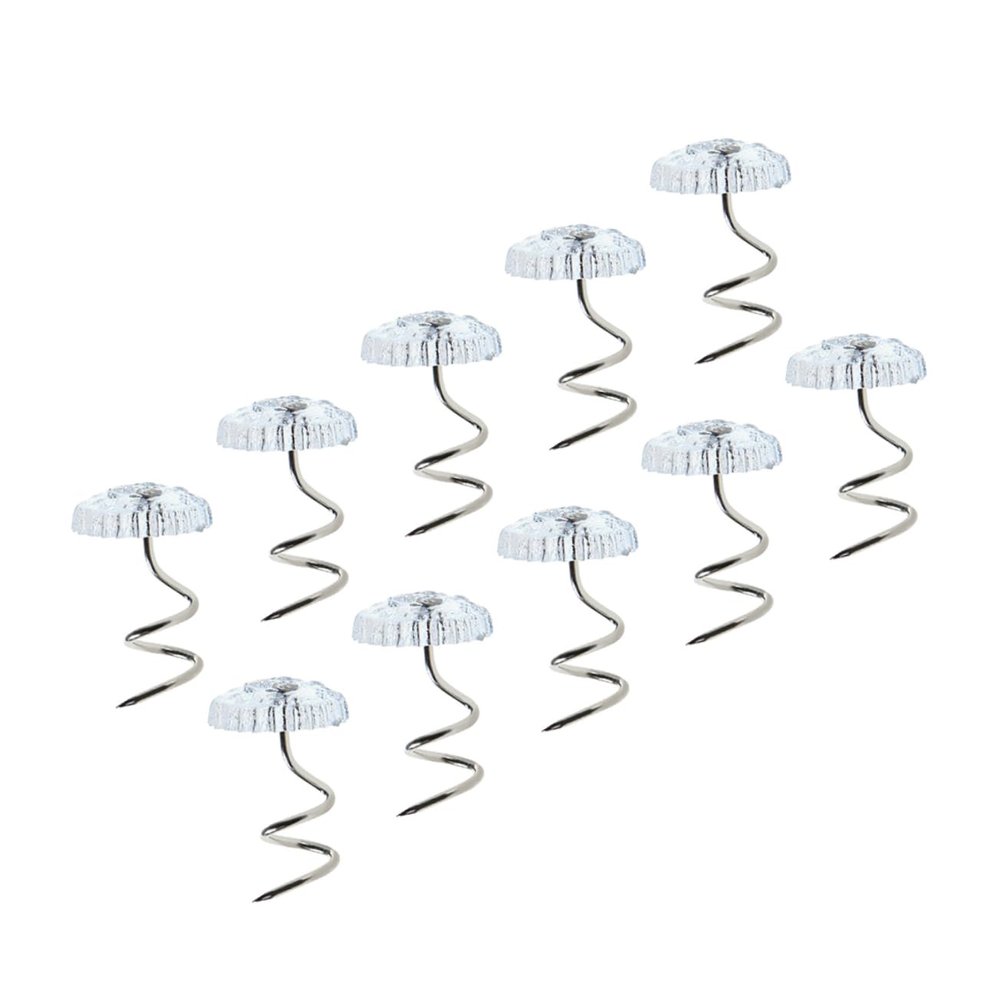 MAGICLULU Spiral Pins Upholstery Clip 20pcs Bedskirt Pins for Sofa Bed Slipcover