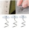 MAGICLULU Spiral Pins Upholstery Clip 20pcs Bedskirt Pins for Sofa Bed Slipcover view 3