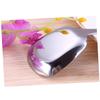 Ciieeo 3pcs Stainless Steel Soup Spoon Flat Dessert Spoons Square Design Mirror Finish Dishwasher Safe view 2