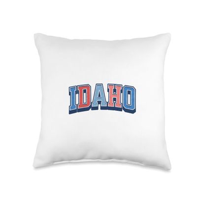 Idaho Collegiate Preppy Throw Pillow