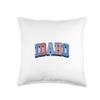 Idaho Collegiate Preppy Throw Pillow view 1