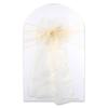 Sparkles Make It Special Leading Linens 50-pcs Organza Chair Cover Bow Sash - Champagne - Wedding Party Banquet Reception - 28 Colors Available view 2