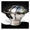 FENGZEQUAN Rotary Turbine Ventilator Rotating Chimney Cowl Cap,All Purpose Chimney Cowl, Stainless Steel Cowl Bird Guard Spinner Anti Downdraught Top All Purpose Chimney Cow (Size : 150mm/5.91in) view 1