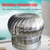 FENGZEQUAN Rotary Turbine Ventilator Rotating Chimney Cowl Cap,All Purpose Chimney Cowl, Stainless Steel Cowl Bird Guard Spinner Anti Downdraught Top All Purpose Chimney Cow (Size : 150mm/5.91in) view 3