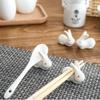 Amosfun 6pcs Cute Ceramic Chopstick Holder for Home Hotel Dining Elegant Tableware Decor Functional Rest for Utensils Easy to Clean White Design view 3