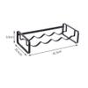 4 Bottles Wine Rack Iron Art Display Stand Wine Bottle Holder Rack view 2