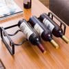 4 Bottles Wine Rack Iron Art Display Stand Wine Bottle Holder Rack view 3