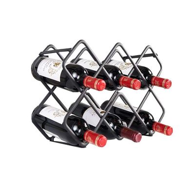 8 Bottles Wine Rack Living Room Kitchen Rack Wine Bottle Holder Rack