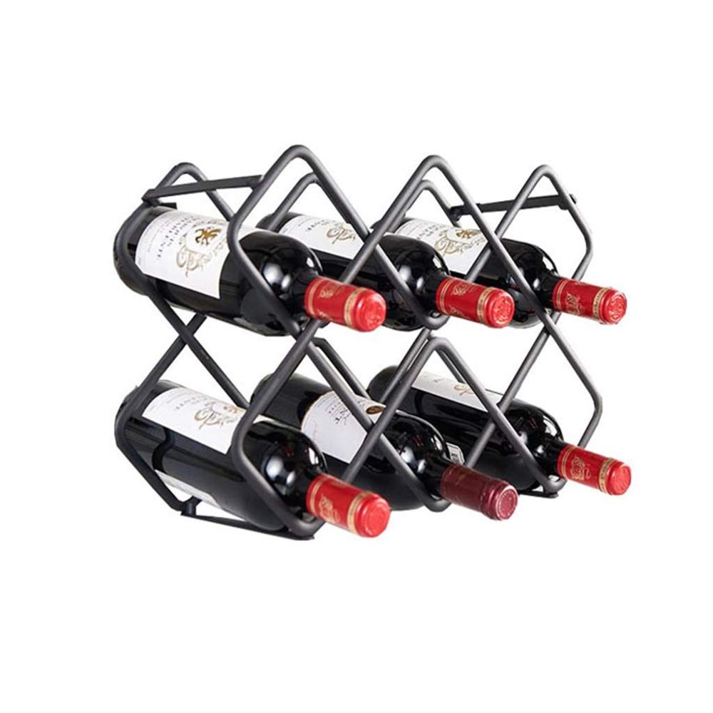 8 Bottles Wine Rack Living Room Kitchen Rack Wine Bottle Holder Rack