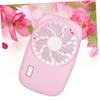 HOMSFOU 3pcs Portable Fan Battery Operated Personal Handheld Rechargeable Small Mini Fan for Outdoor Office Home view 4