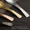 Tablespoons 5.6-inch Stainless Steel Table Spoons Dinner Spoon Thick Design Household Spoon 4 Piecescontains 4 Colors Serving Spoon view 4