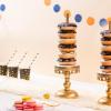 Capesaro Donut Stand Holder,Gold Metal Bagel Stand,Display Stacker Tower for Dessert Table, Doughnut Holder for Birthday, Wedding, Baby Shower, Bridal Shower Party,Pack of 2 view 3