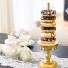 Capesaro Donut Stand Holder,Gold Metal Bagel Stand,Display Stacker Tower for Dessert Table, Doughnut Holder for Birthday, Wedding, Baby Shower, Bridal Shower Party,Pack of 2 view 4