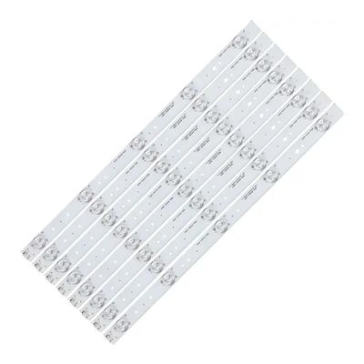 NUuwai 8 Pcs LED Backlight for 5835-W43002-2P00 5800-W43001-3P00 RDL430WY LD0-10D TF-LED43S27T2 5800-W43001-5P00 VER02.00 TF-LED43S27T2