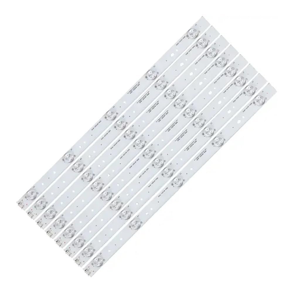 NUuwai 8 Pcs LED Backlight for 5835-W43002-2P00 5800-W43001-3P00 RDL430WY LD0-10D TF-LED43S27T2 5800-W43001-5P00 VER02.00 TF-LED43S27T2