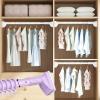 Suction cup Shower Curtain Rod Tension No Drilling Tension Rod 161"-197" Bathroom Rod, No Drilling Adjustable Tension Rods for Bathroom, Closet, Window, Room Divider(Color:Purple,Size:410cm-500cm) view 1